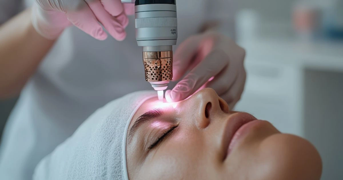Laser Tattoo and Permanent makeup eyeliner application at Faith Family Health to define the lash line and brighten eyes.